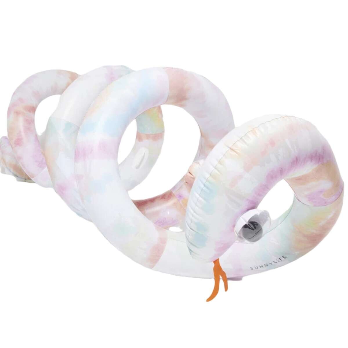Inflable flotador pancho gigante Sunnylife Snake - Tie Dye Multi 
