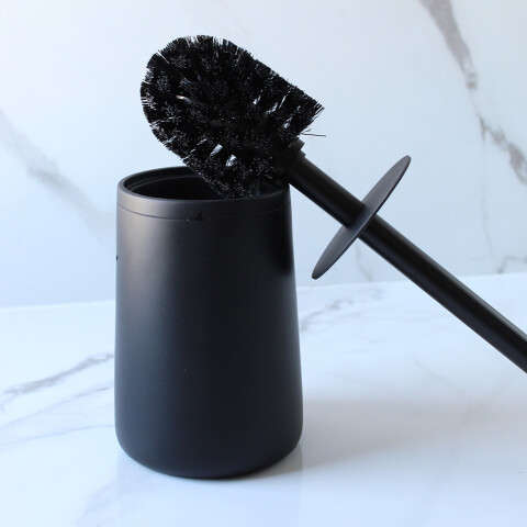 Cepillo de baño negro mate Cepillo de baño negro mate