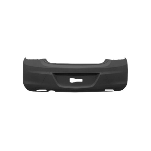 PARAGOLPE TRASERO NEGRO LISO CON AGUJERO INFERIOR Paragolpe Trasero Negro Liso Con Agujero Inferior