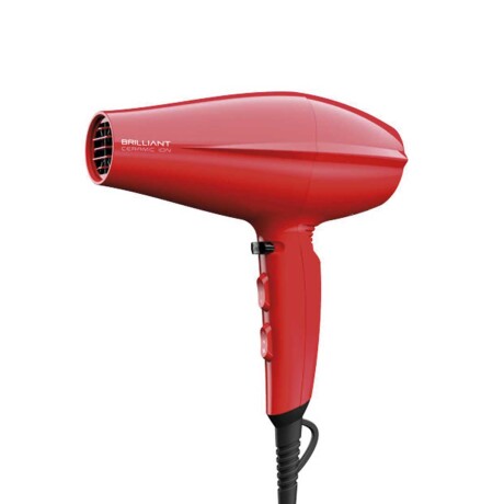 Secador Gama Brilliant Ceramic Ion 2200W con Boquilla ROJO