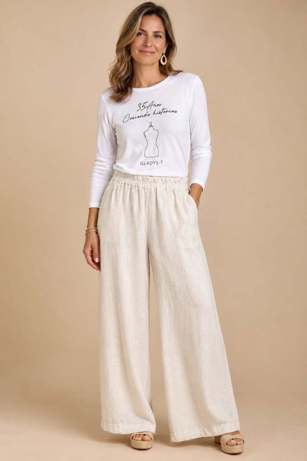 PANTALON BRISA Avena
