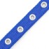 Collar Ajustable Reforzado Hebilla Nylon Perro Gato Mediano Variante Color Azul