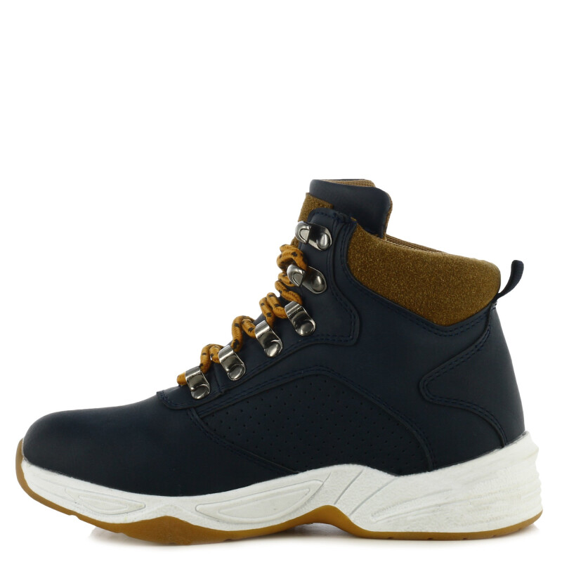 Botas de Niño Croco Kids LUSI acordonada Azul Marino