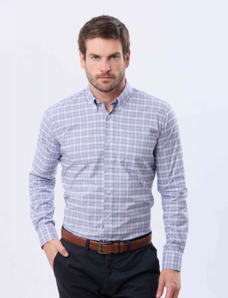 CAMISA SPORT A CUADROS Unico