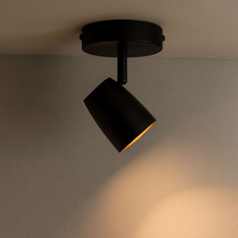 Aplique tipo spot, metálico, negro 1xGU10 IX9772