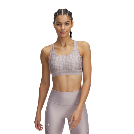 Top de Mujer Under Armour Mid Crossback Printed Gris