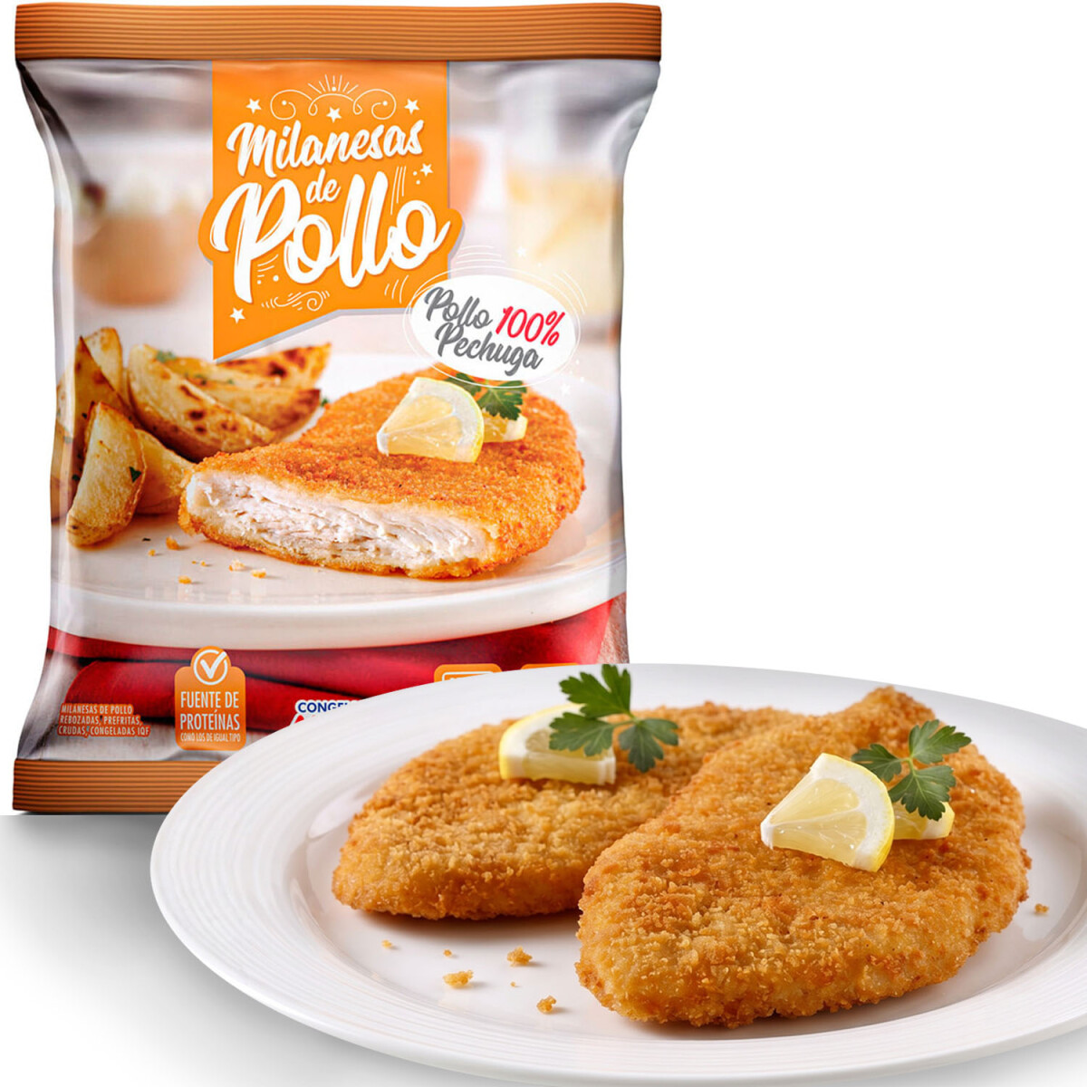 Milanesas De Pollo Artico 500g 