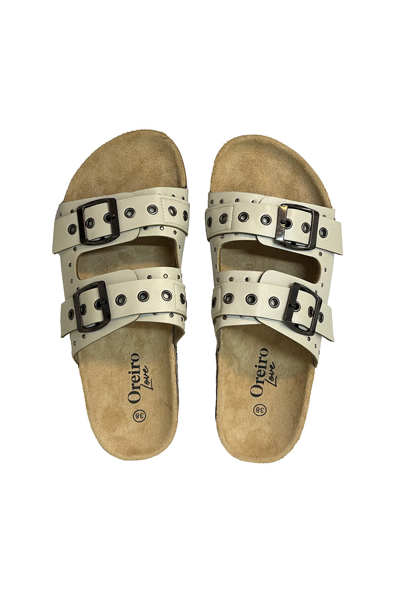 Sandalias Las Oreiro crudo