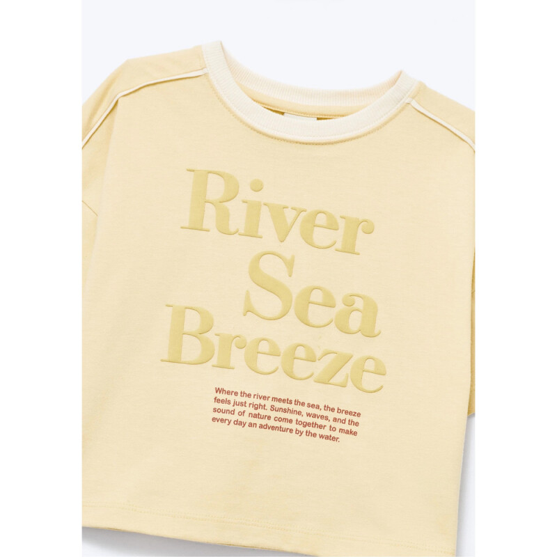 BLUSA MM FEM AMARELO CLARO