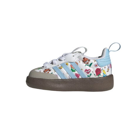 adidas DISNEY ADIFOAM SAMBA 360 - ALICE IN WONDERLAND White & Flowers