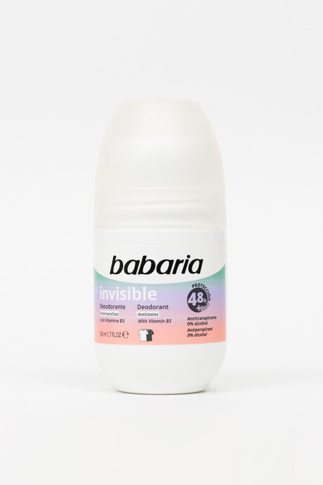 Desodorante en roll on Babaria x 50 ml Invisible