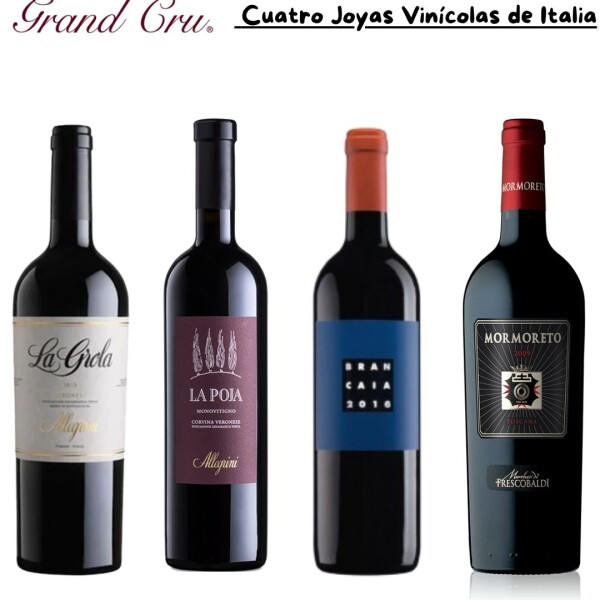 Cuatro Joyas Vinícolas de Italia Cuatro Joyas Vinícolas de Italia