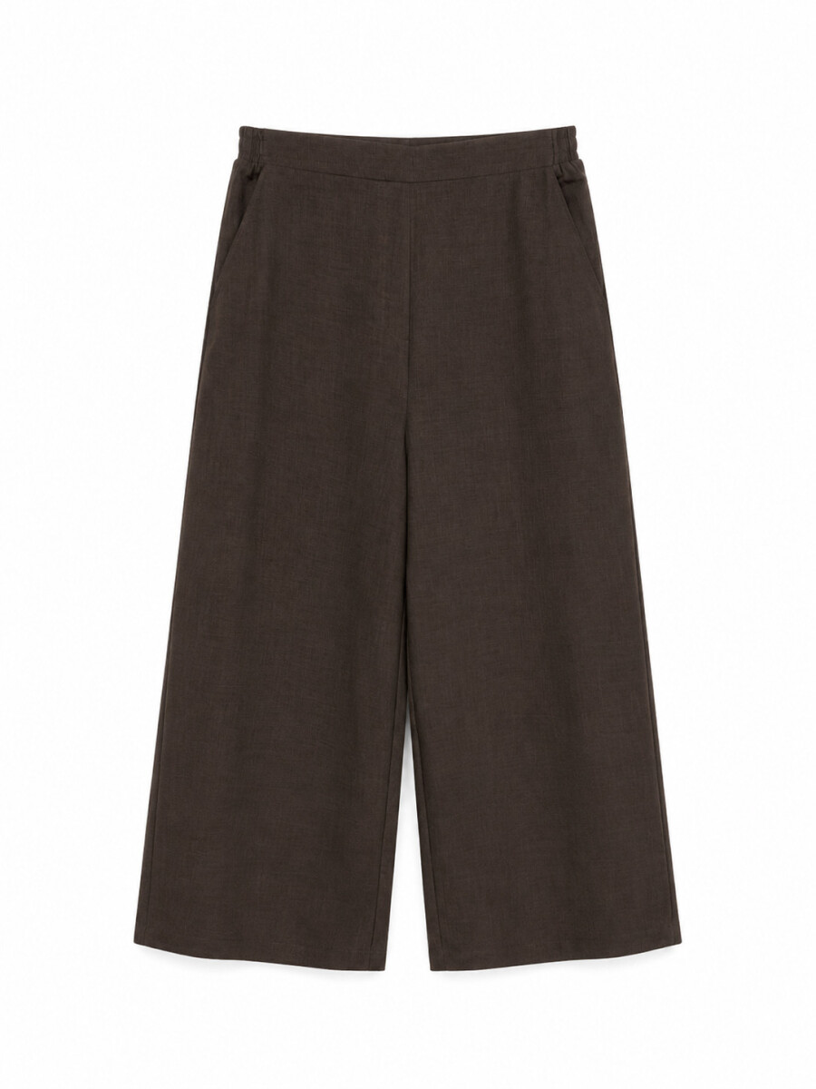 PANTALÓN EVA - MARRON OSCURO 