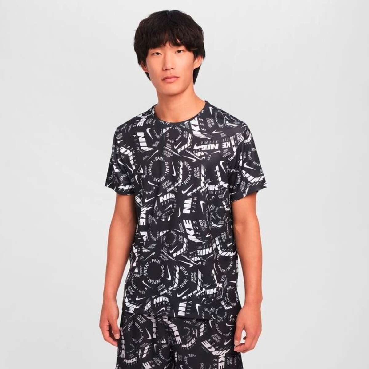 Remera Nike Miler de Hombre - Blanco 