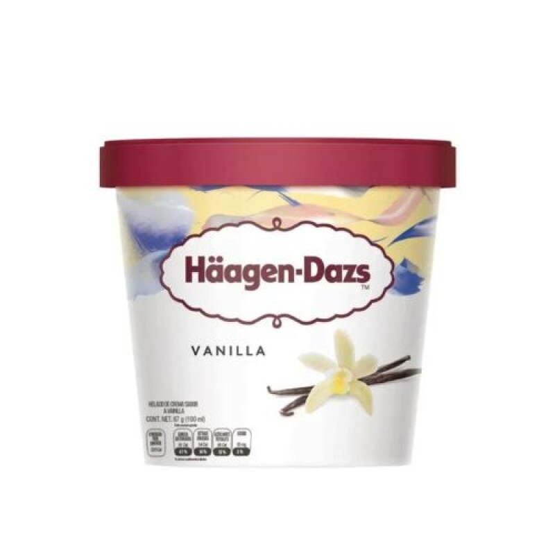 HAAGEN DAZS 100ML VAINILLA HAAGEN DAZS 100ML VAINILLA