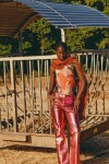 Leather Jeans Crawford Galácticos Fucsia