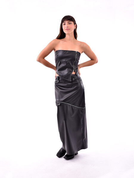 POLLERA MIGA NEGRO