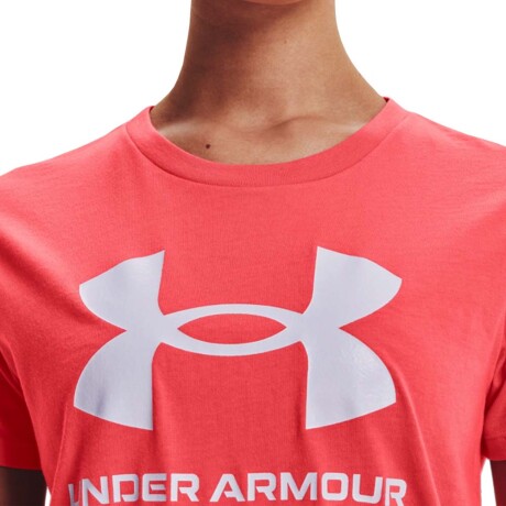 REMERA UNDER ARMOUR LIVE SPORTSTYLE GRAP Coral