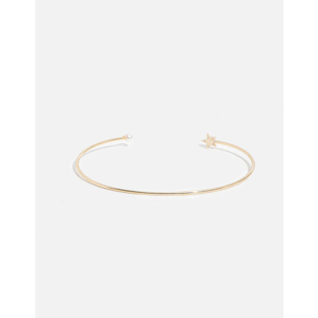 Pulsera Con Dije De Estrella Dorado