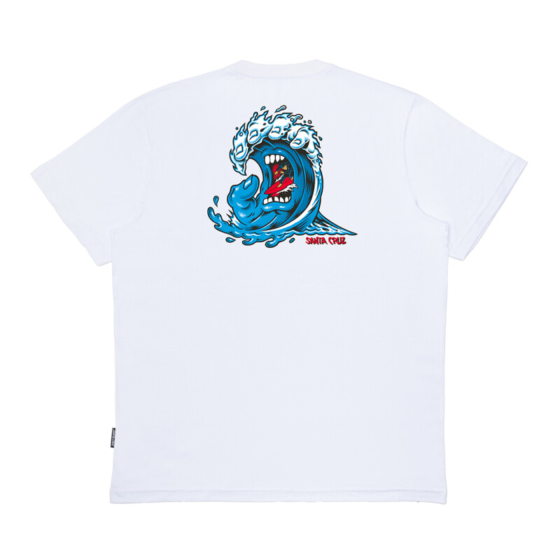 Remera Santa Cruz Screaming Wave - Blanco Remera Santa Cruz Screaming Wave - Blanco