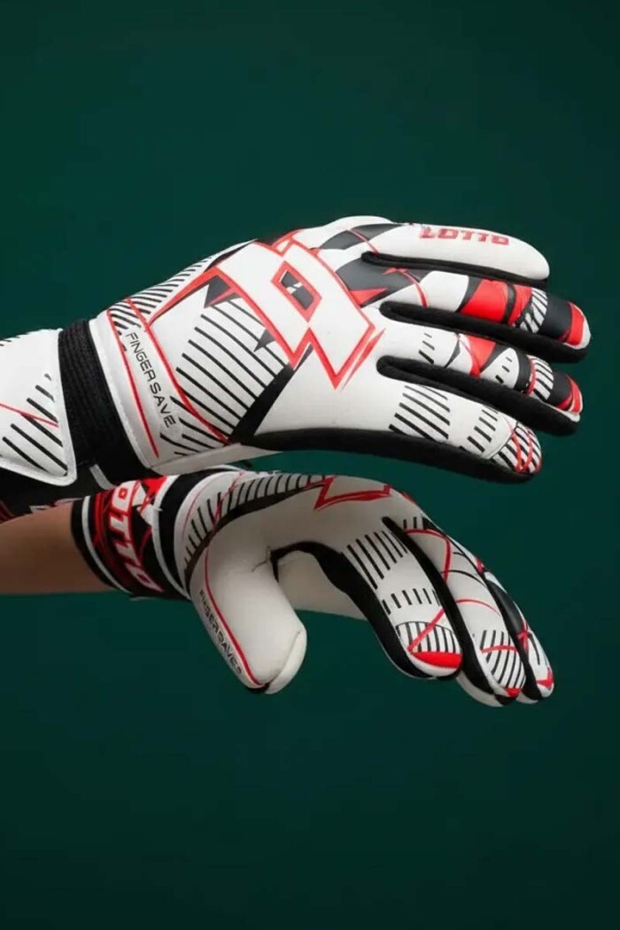GUANTES DE GOLERO LOTTO Blanco