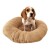 Cama Colchon Perro Gato Grande Redondo Puff Comodo 60 Cm Variante Color Beige
