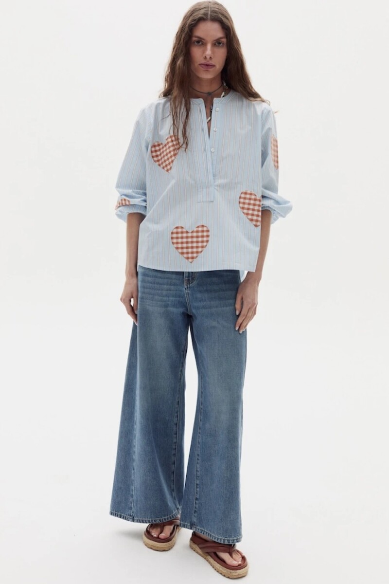 PANTALÓN LIDO EN DENIM Azul
