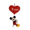 Phi Phi Toys Peluche Mickey con corazón te amo Colgante