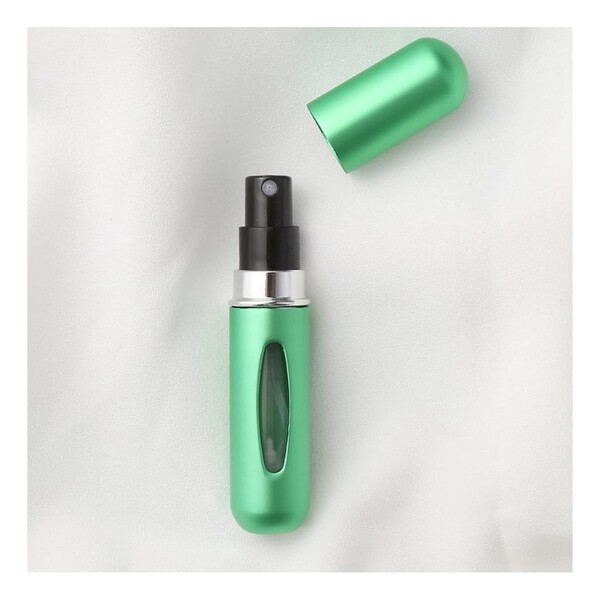 Frasco Mini Botella Recargable De Perfume Portátil X 5 Variante Color Verde