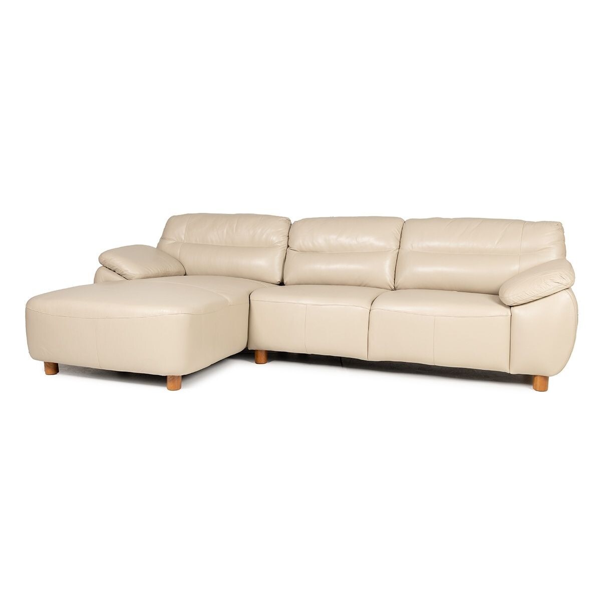 Rinconera Romano - Cuero Básico - Chaise Izquierdo - 519 (Beige) 