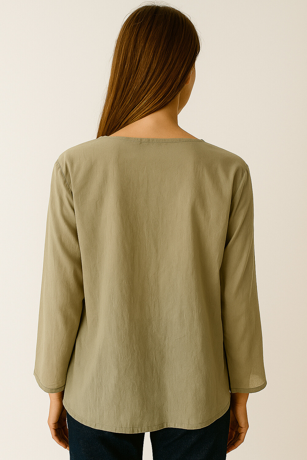 Blusa Lais Verde Grisaceo