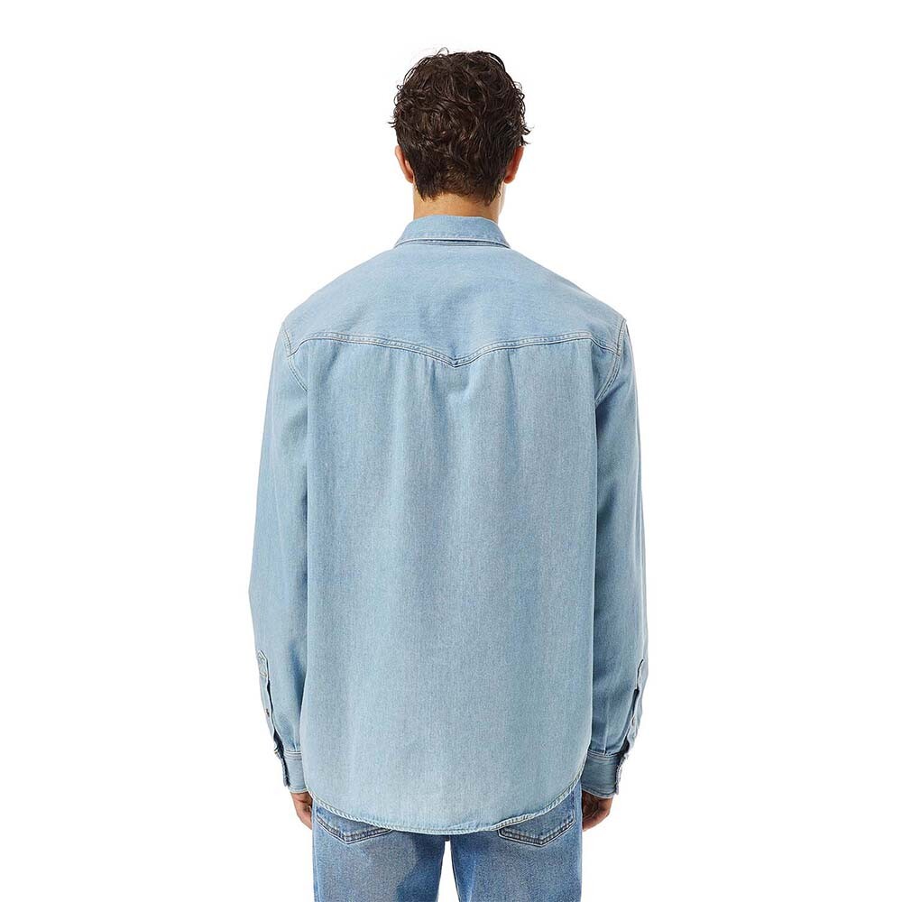 Camisa Para Hombre D-Ocean Blue Denim