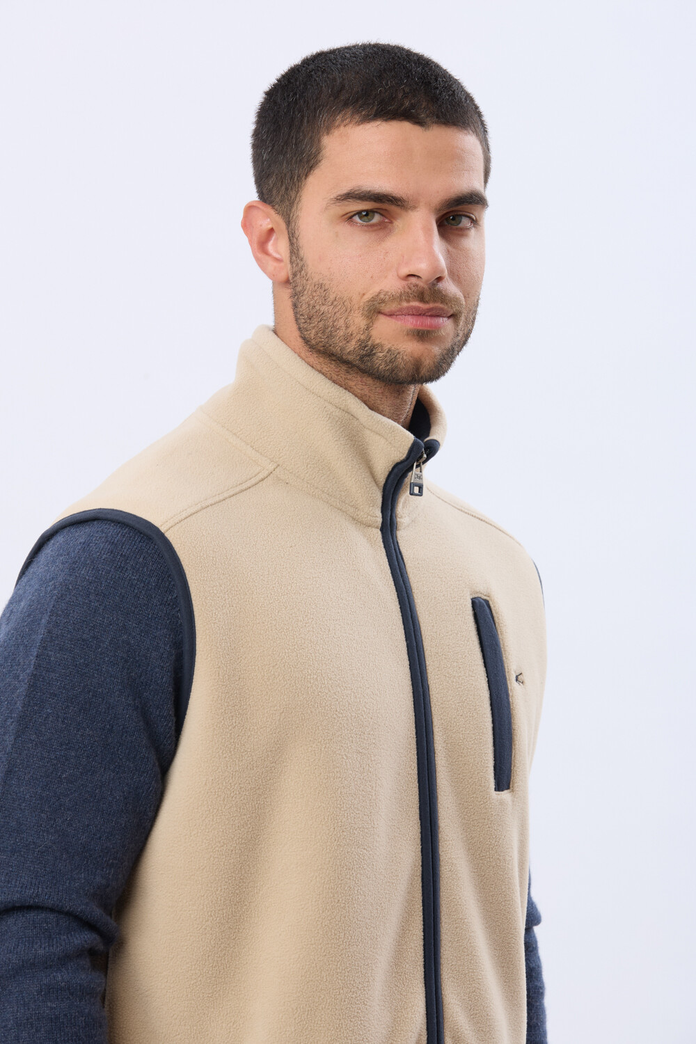 CHALECO POLAR DE ABRIGO Beige
