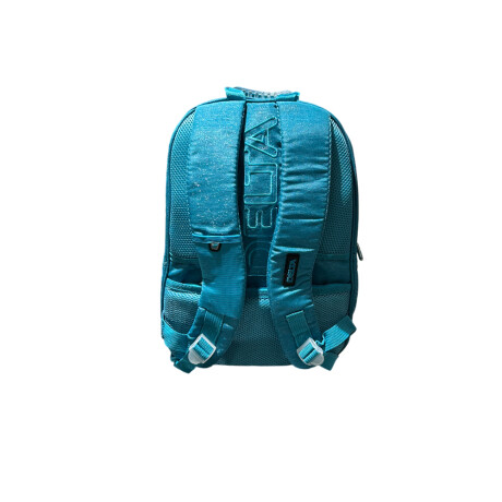 Mochila escolar espalda 17" con útiles Turquesa