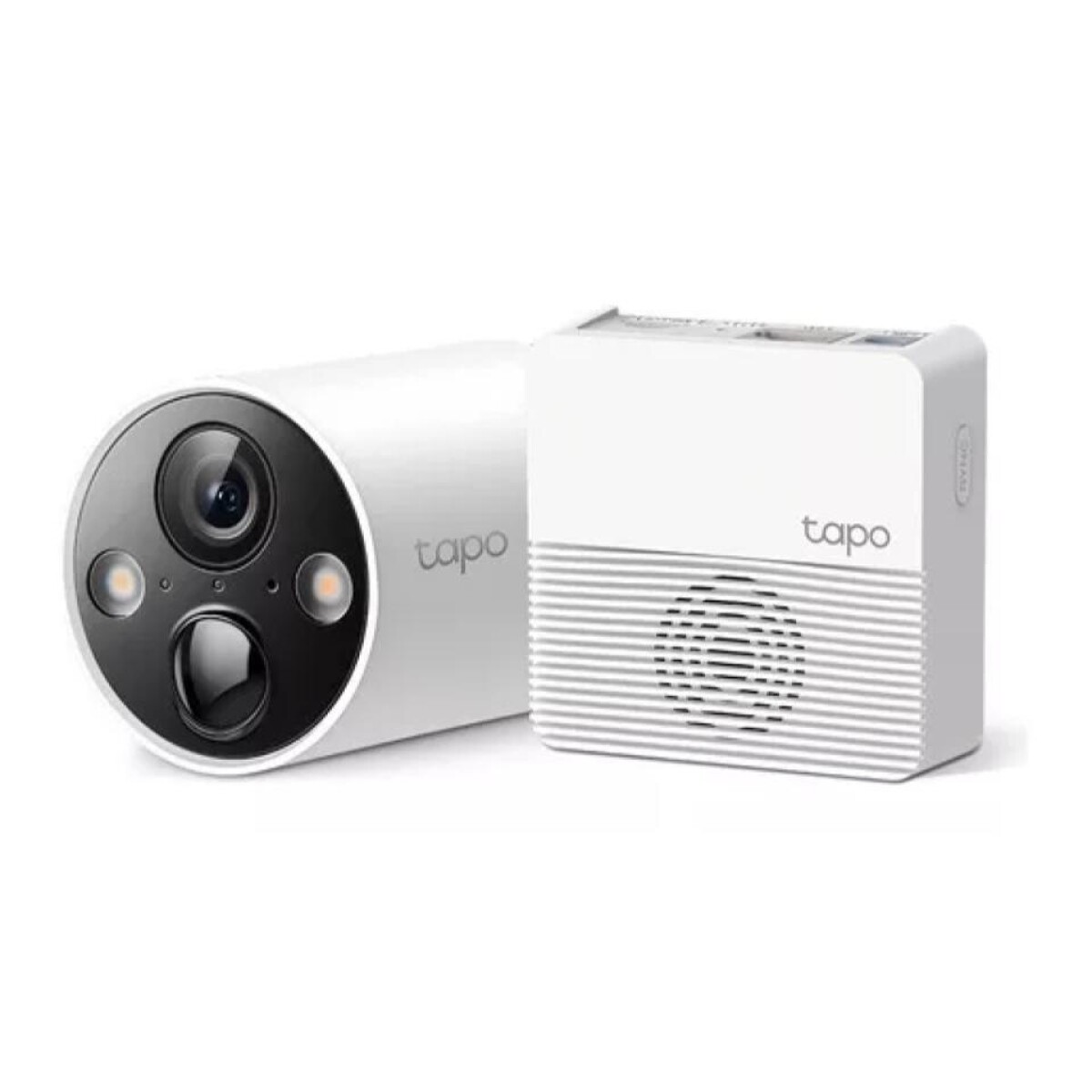 Cámara De Seguridad Tapo C420S1 2K + HUB Con Batería WiFi - Blanco 