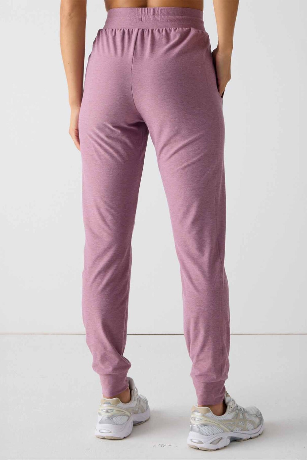 Leggings Jogger Cloud Jersey Mujer Mushroom Mauve Heather