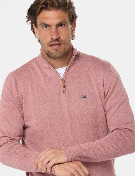BUZO TEJIDO DE ALGODÓN Rosa