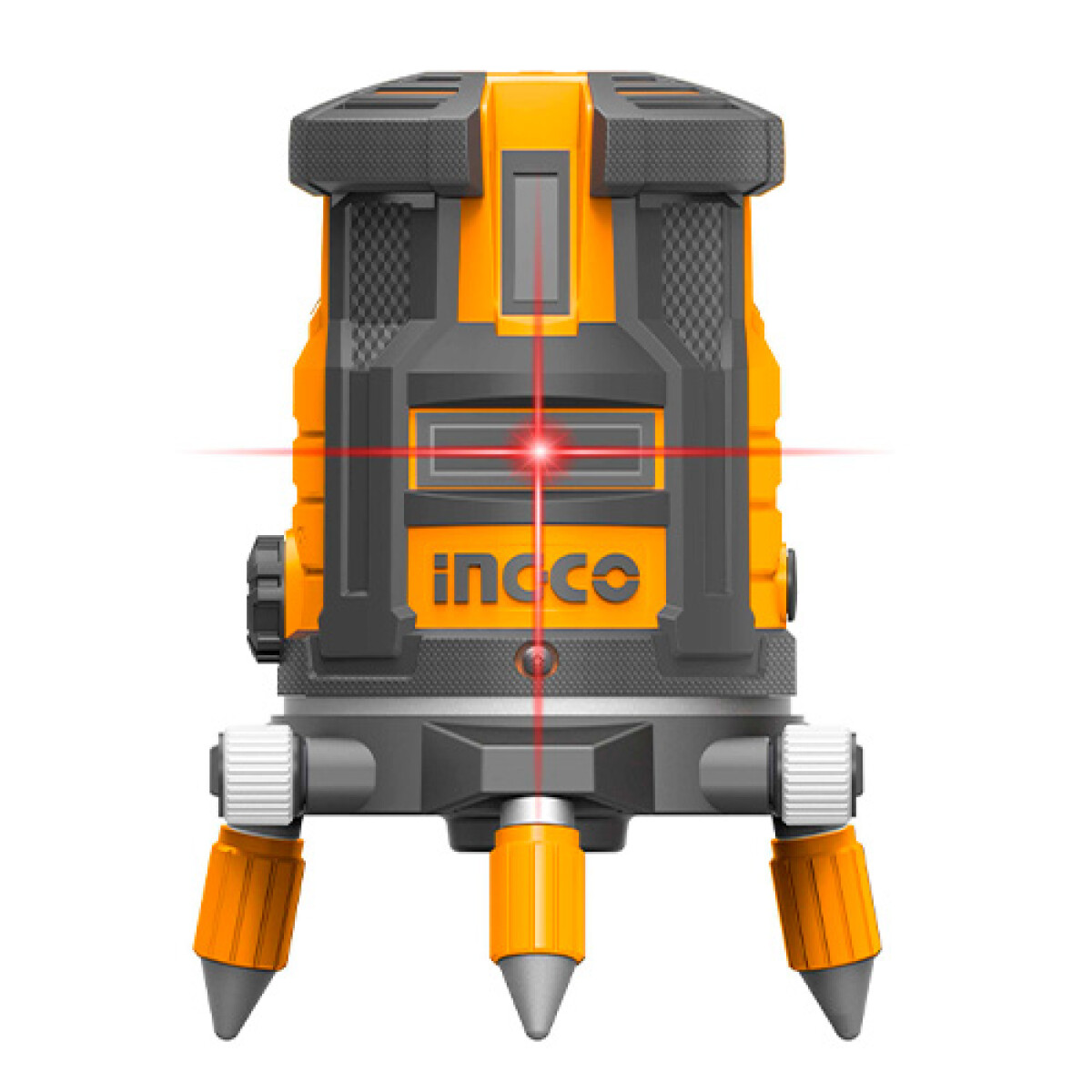 NIVEL LASER AUTONIVELANTE INDUSTRIAL ROJO INGCO HLL306505 - NEGRO-NARANJA 