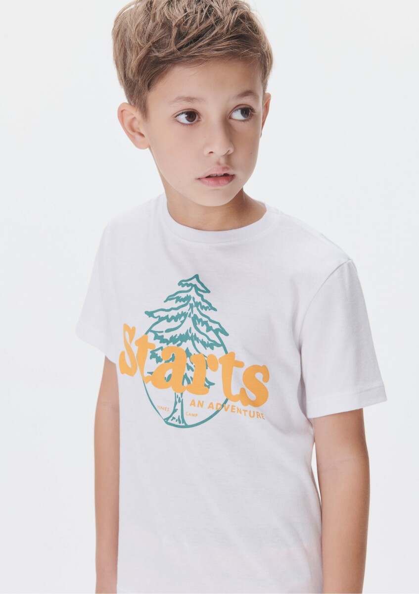 CAMISETA MM MASC - BRANCO 