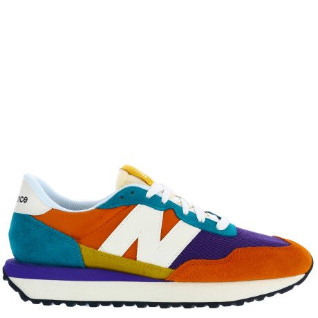 Championes de Mujer New Balance Running Course Violeta - Anaranjado - Turquesa Oscuro