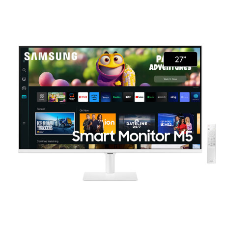 Monitor Samsung Inteligente M50C FHD 27" con TV Smart Streaming + Control White