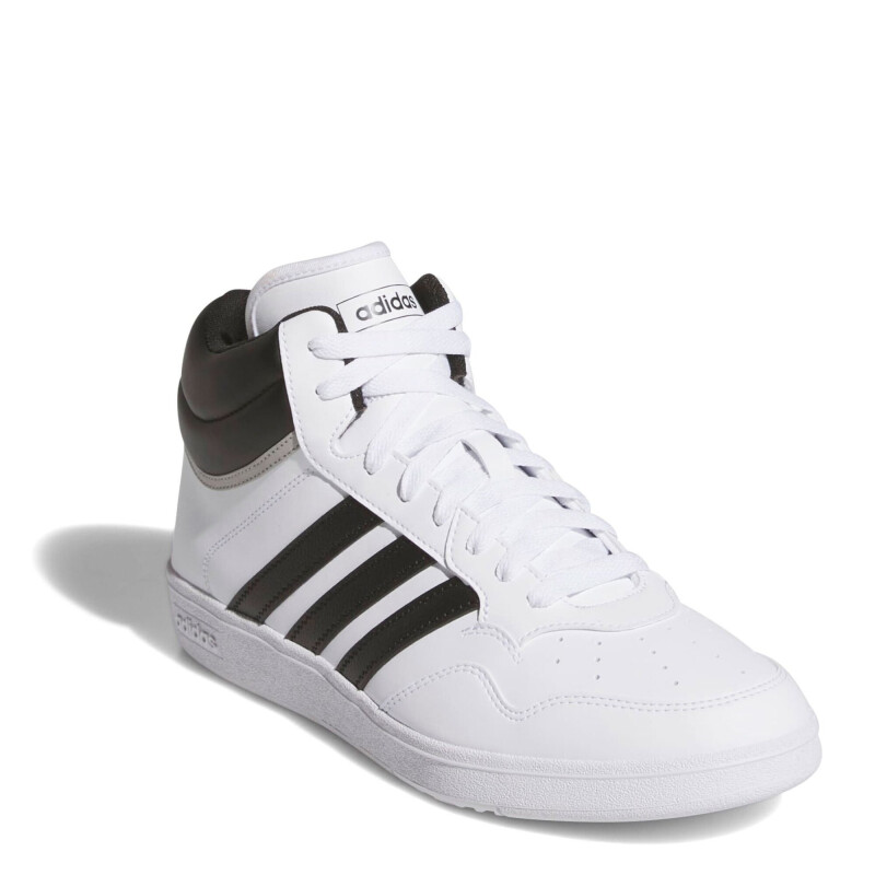 Championes Unisex Adidas Hoops 4.0 Mid Blanco - Negro - Gris