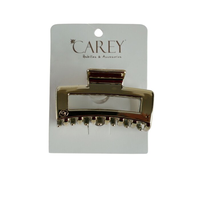 CAREY PINZA DORADO Y PLATA única