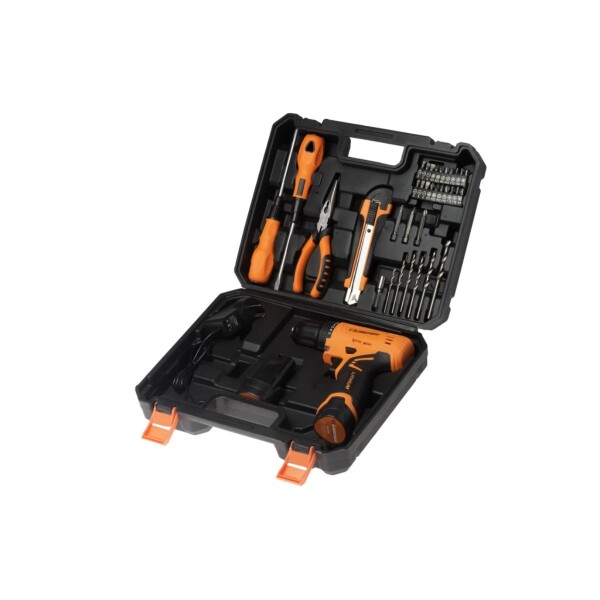 TALADRO ATORNILLADOR A BATERIA 12V C/CARGADOR + ACCESORIOS Taladro Atornillador A Bateria 12v C/cargador + Accesorios