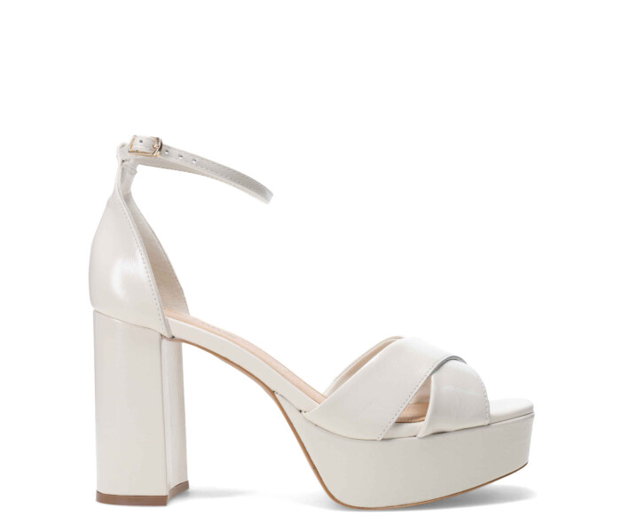 Sandalia Taco Off White