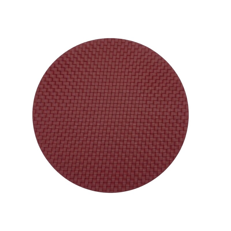 INDIVIDUAL RED BORDO 38CM Unica