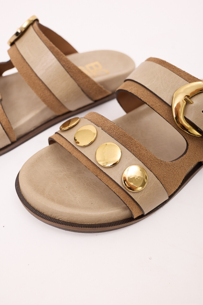 Sandalia Braka Beige