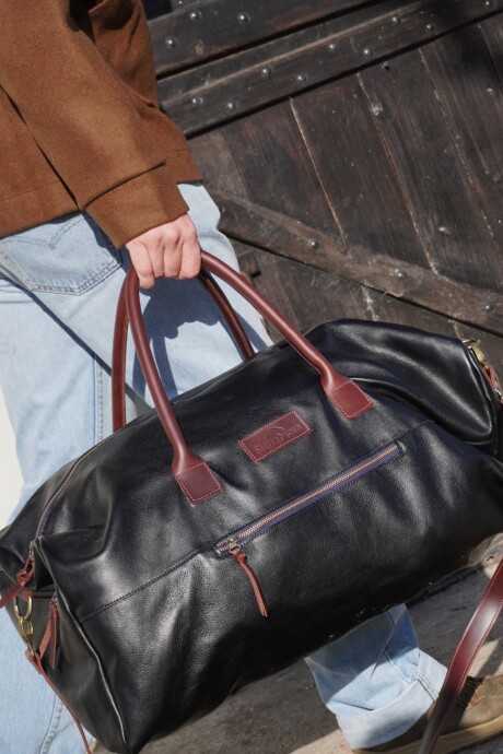 Weekender Bag Negro Blue Zip