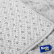 Alfombra Tapete Shaggy Peluda 150 X 200cm Pelo Alto Gris