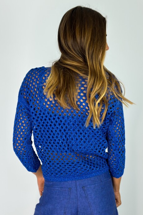 TOP TEJIDO YOKO Azul
